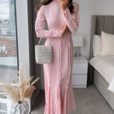 Keepsake The Label Blush Beloved L/S Midi Dress