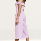 Lavish Alice Lilac Bardot Culotte Jumpsuit