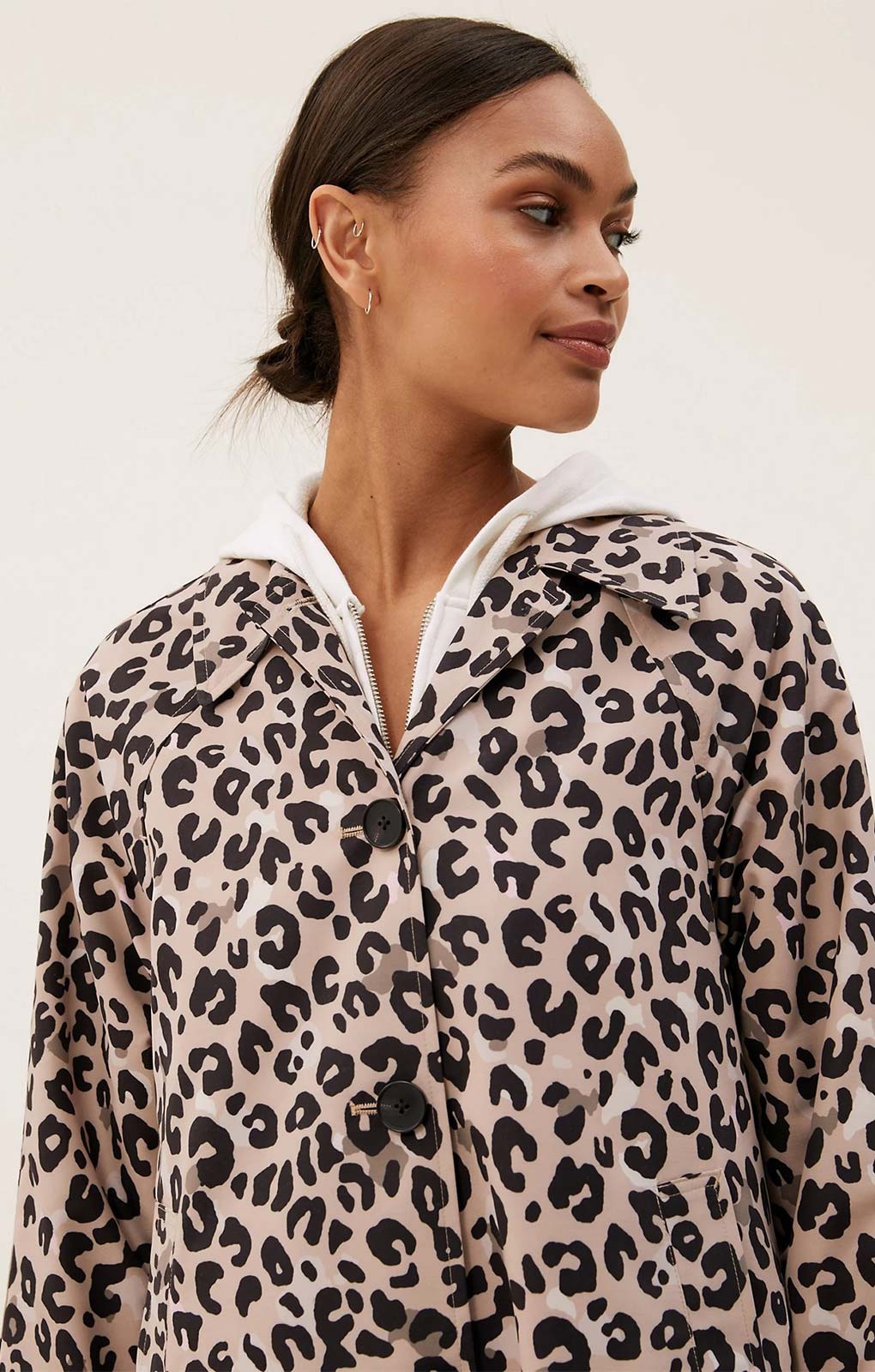 M&S Leopard Car Coat