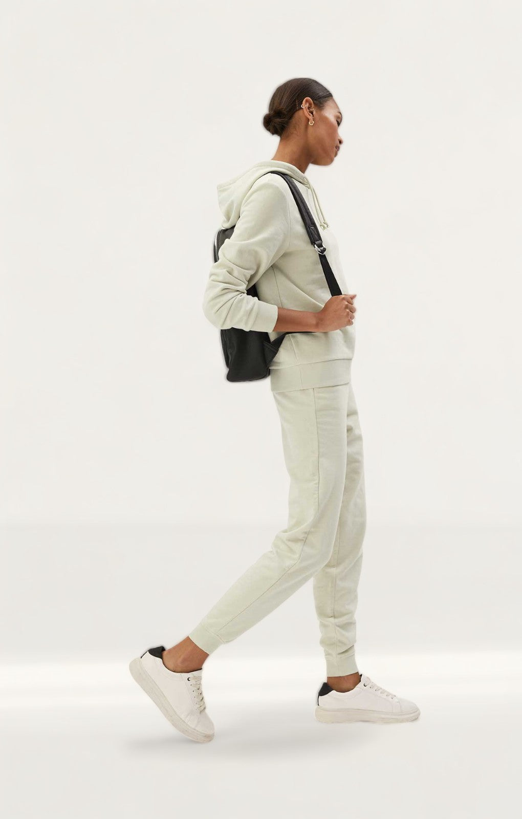 M&S Beige The Cotton Rich Cuffed Joggers