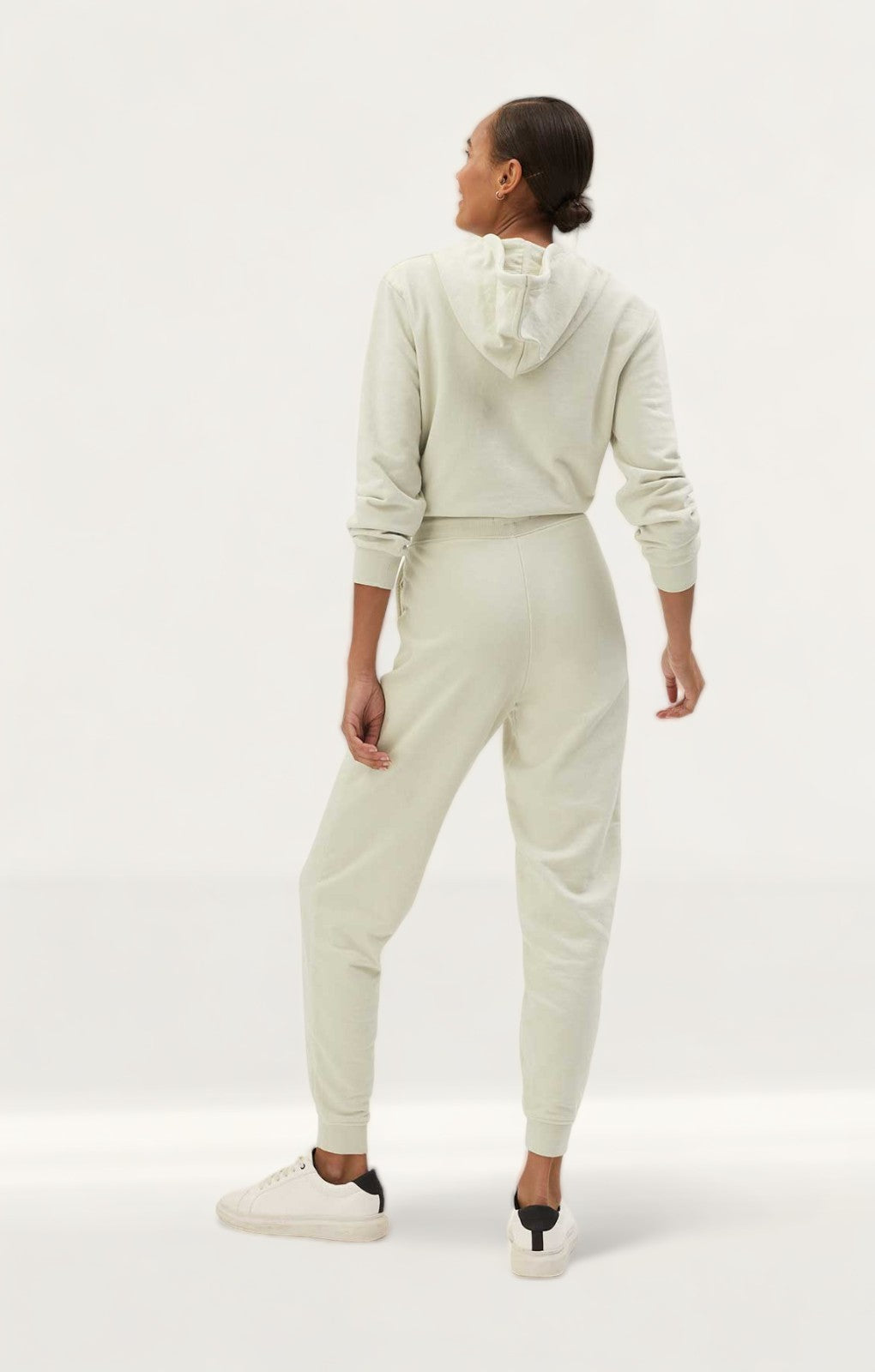 M&S Beige The Cotton Rich Cuffed Joggers