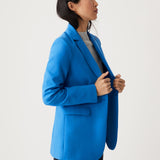 M&S Ultimate Blue Straight Leg Trouser Suit