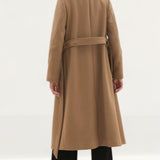 M&S Wool Belted Longline Wrap Coat