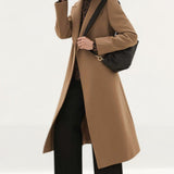 M&S Wool Belted Longline Wrap Coat