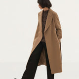 M&S Wool Belted Longline Wrap Coat