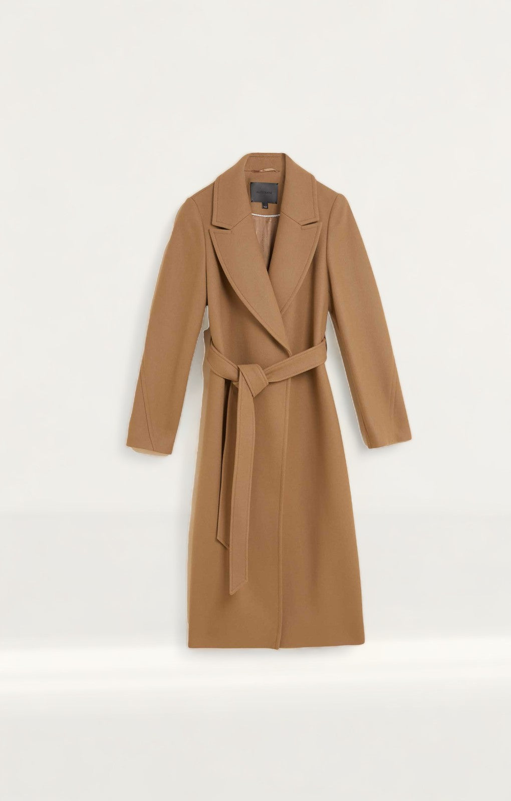 M&S Wool Belted Longline Wrap Coat