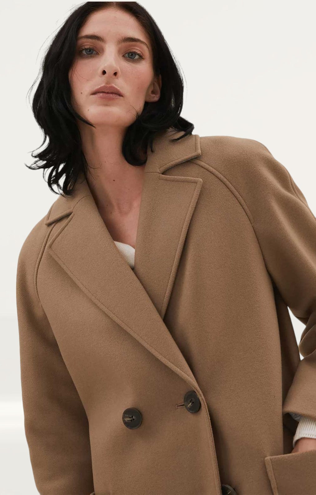 M&S Wool Double Breasted Coat