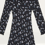 M&S X Ghost Floral Frill Detail Knee Length Tea Dress