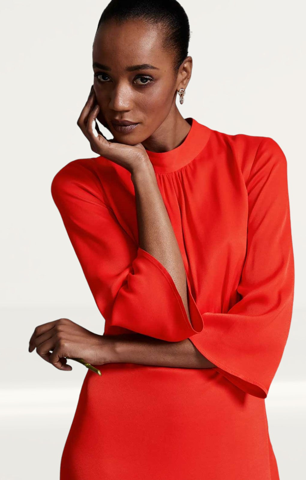 M&S X Ghost Satin Midi Dress