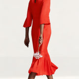 M&S X Ghost Satin Midi Dress