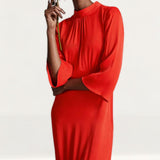 M&S X Ghost Satin Midi Dress