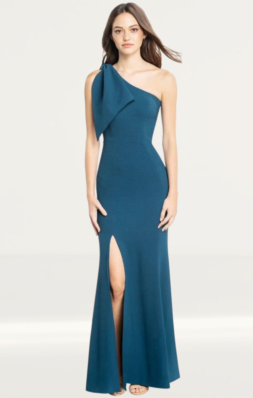 Dress The Population Georgina Maxi Dress in Peacock Blue