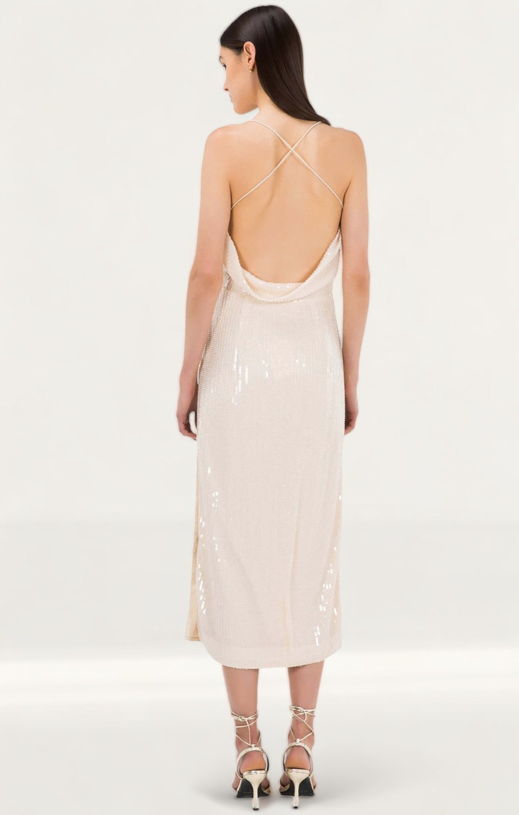 Misha Champagne Devon Dress
