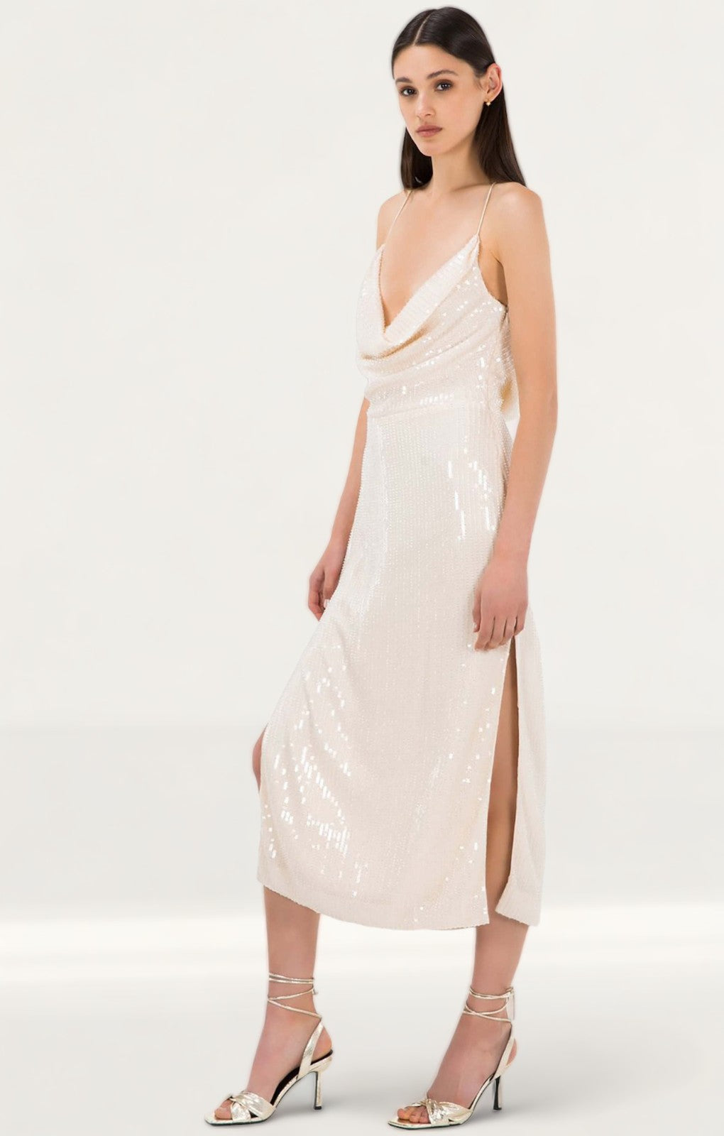 Misha Champagne Devon Dress
