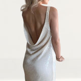 Misha Champagne Maxie Dress