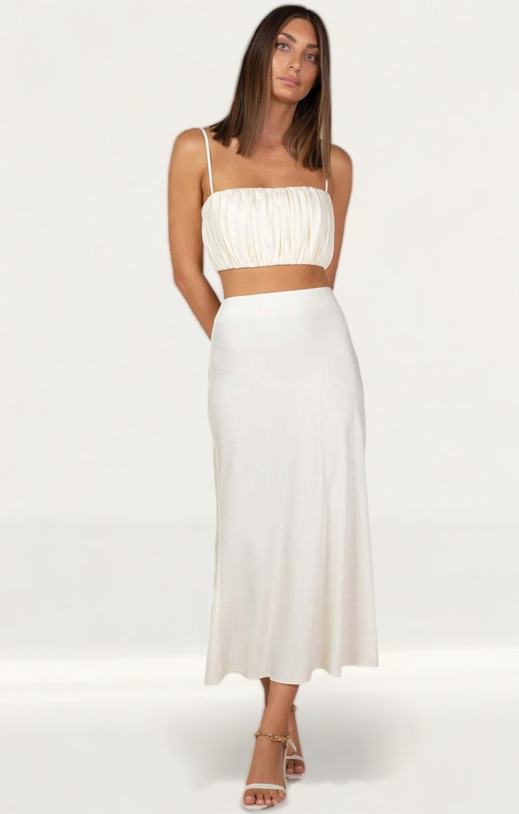 Misha Ivory Elysia Top & Iva Skirt Co-Ord