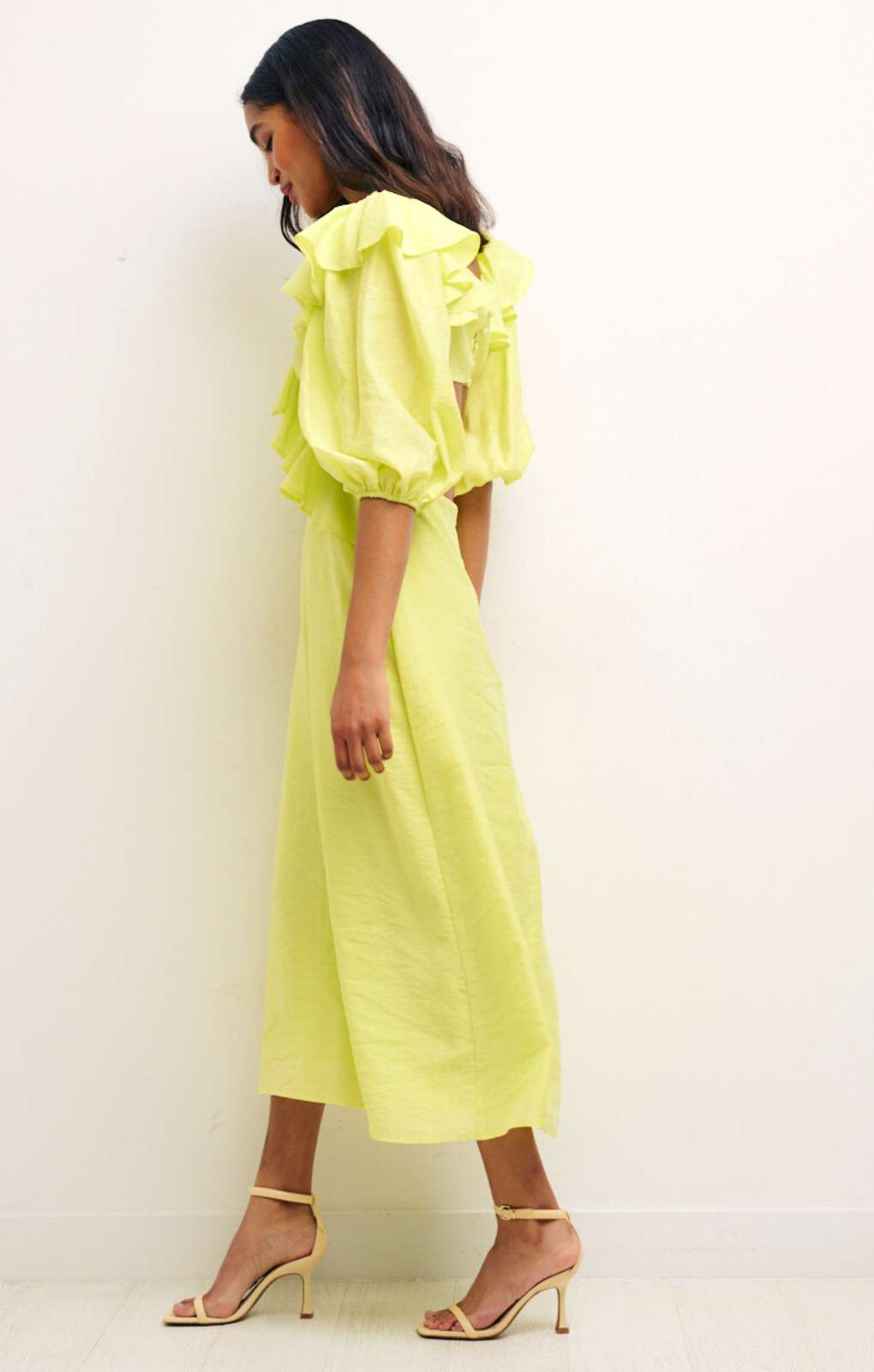 Nobody's Child Lime Green Dani Dress