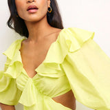 Nobody's Child Lime Green Dani Dress