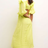 Nobody's Child Lime Green Dani Dress