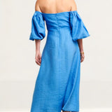 Nobody's Child Blue Maxine Midi Dress