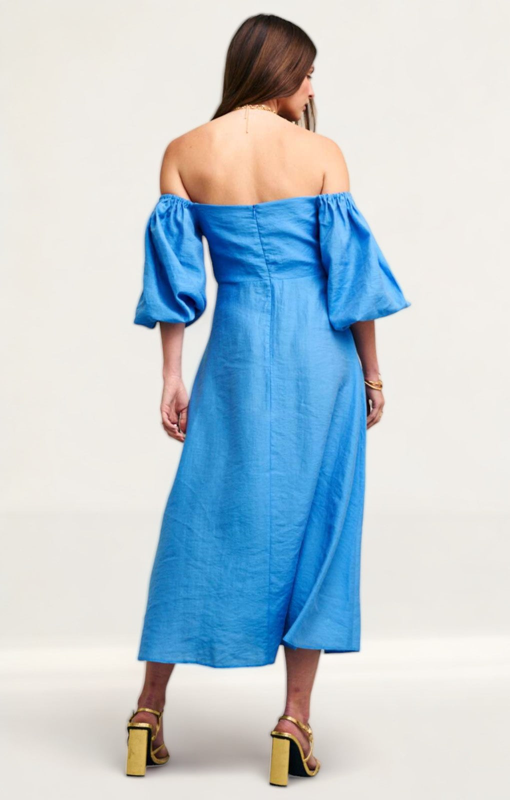 Nobody's Child Blue Maxine Midi Dress