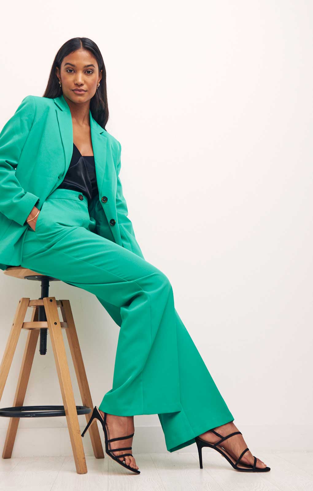 Nobody's Child Green Trouser Suit Co-Ord