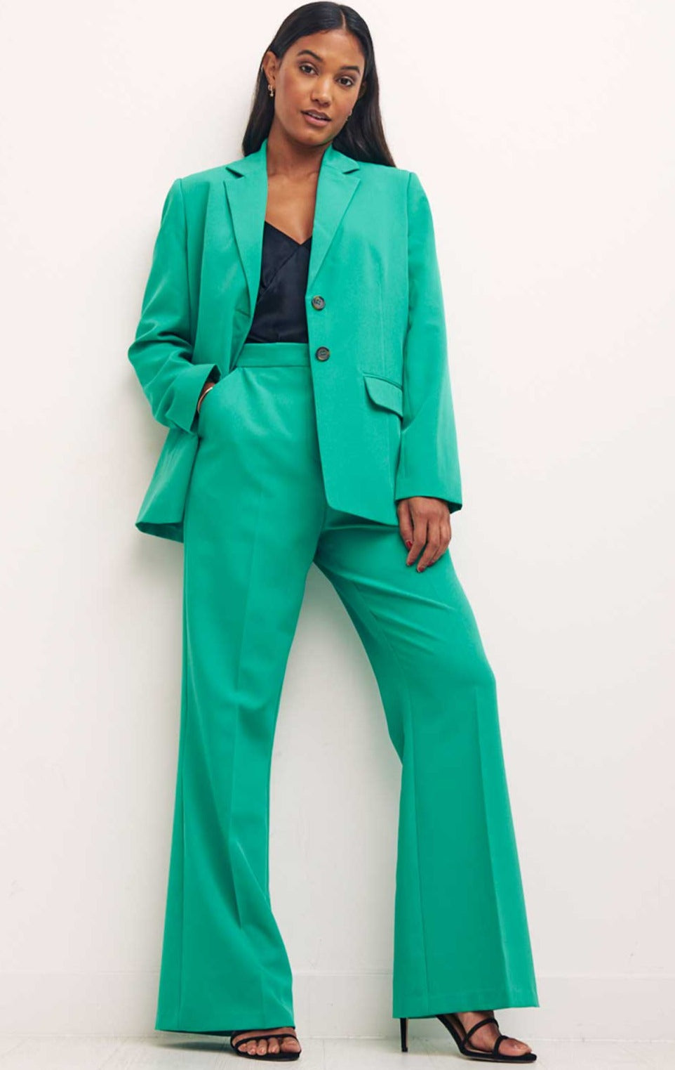 Nobody's Child Green Trouser Suit Co-Ord