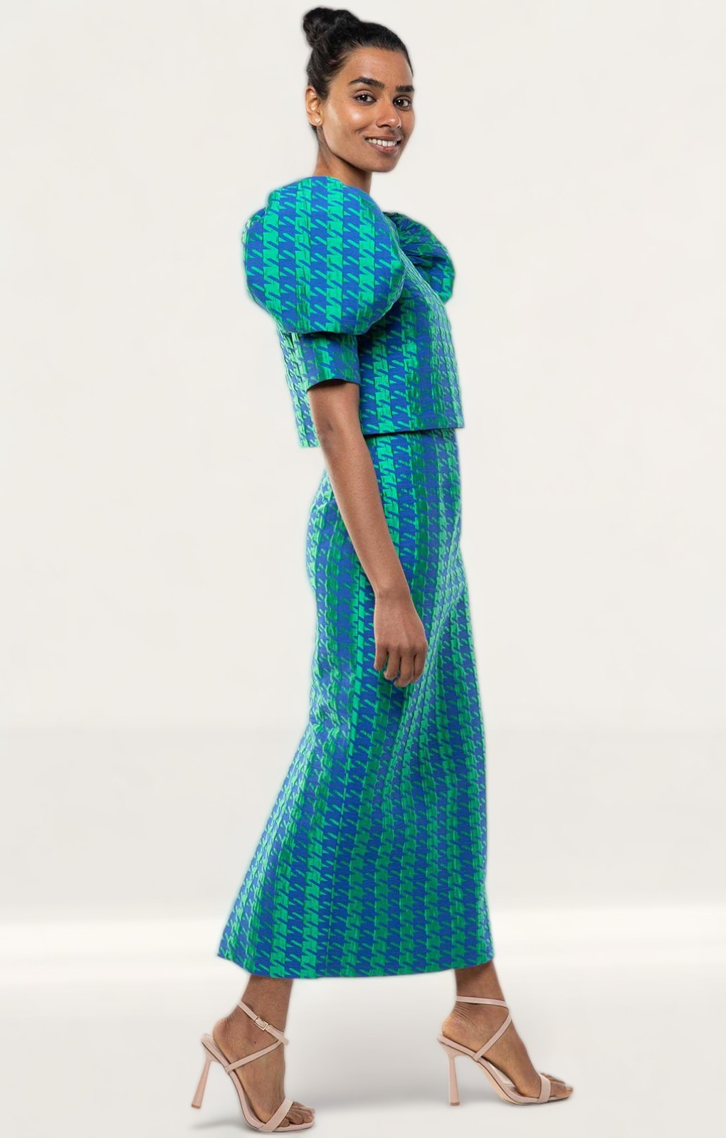 Panambi Green Print Siri Top & Trini Skirt Co-Ord