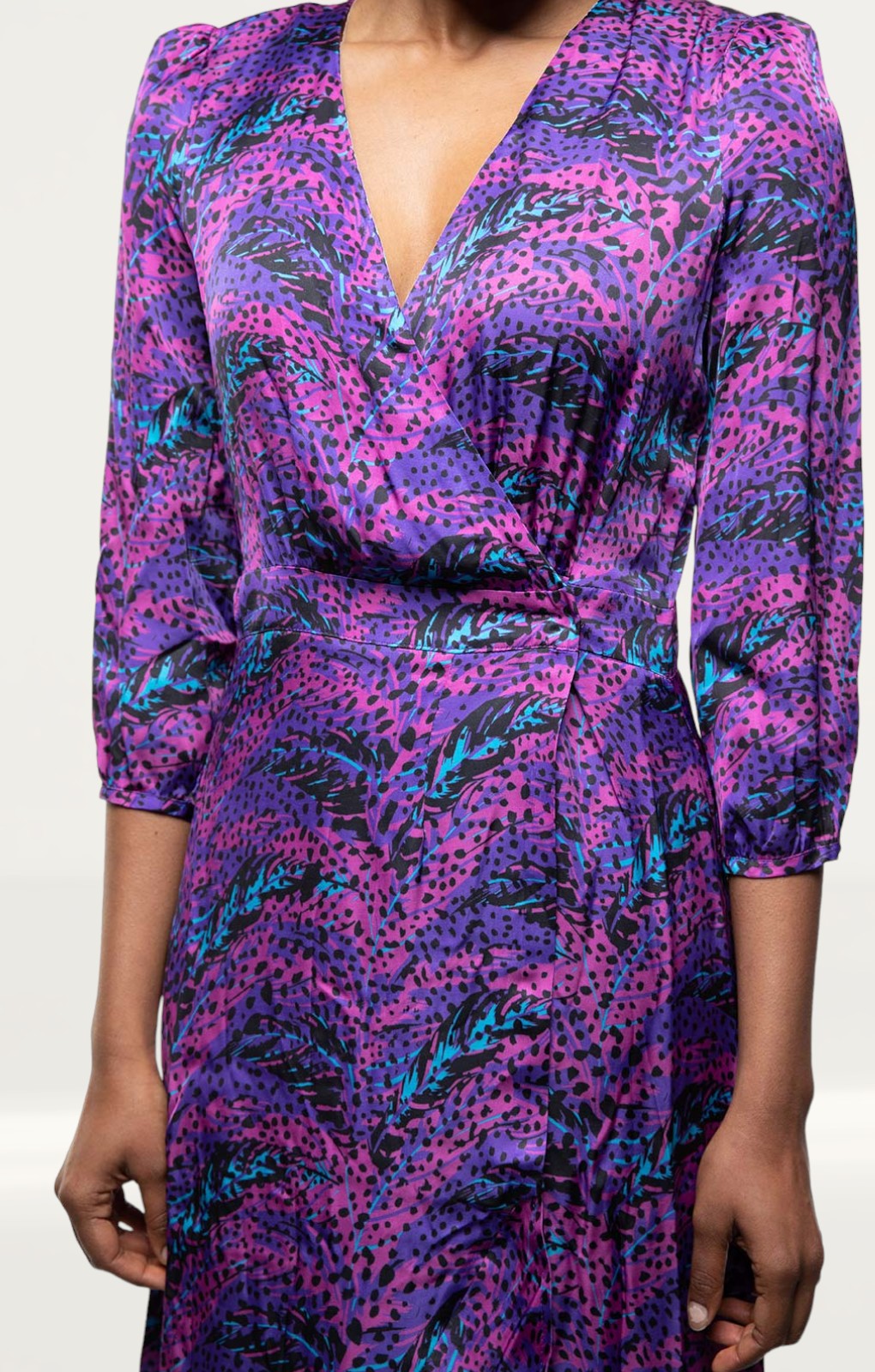 Panambi Purple Bali Midi Dress