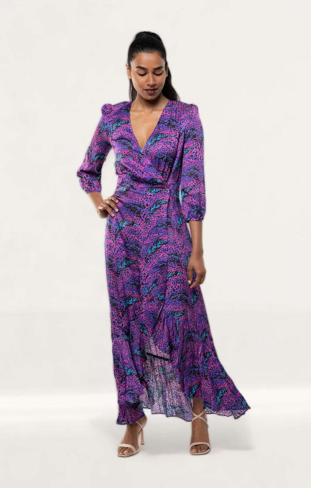 Panambi Purple Bali Midi Dress
