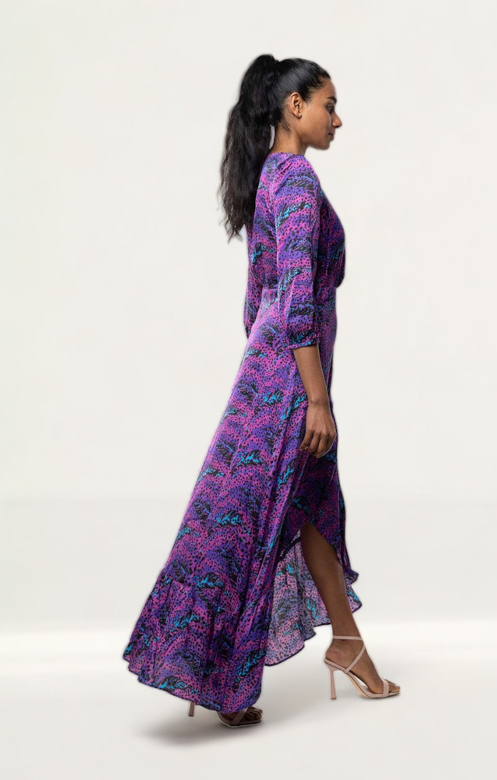 Panambi Purple Bali Midi Dress