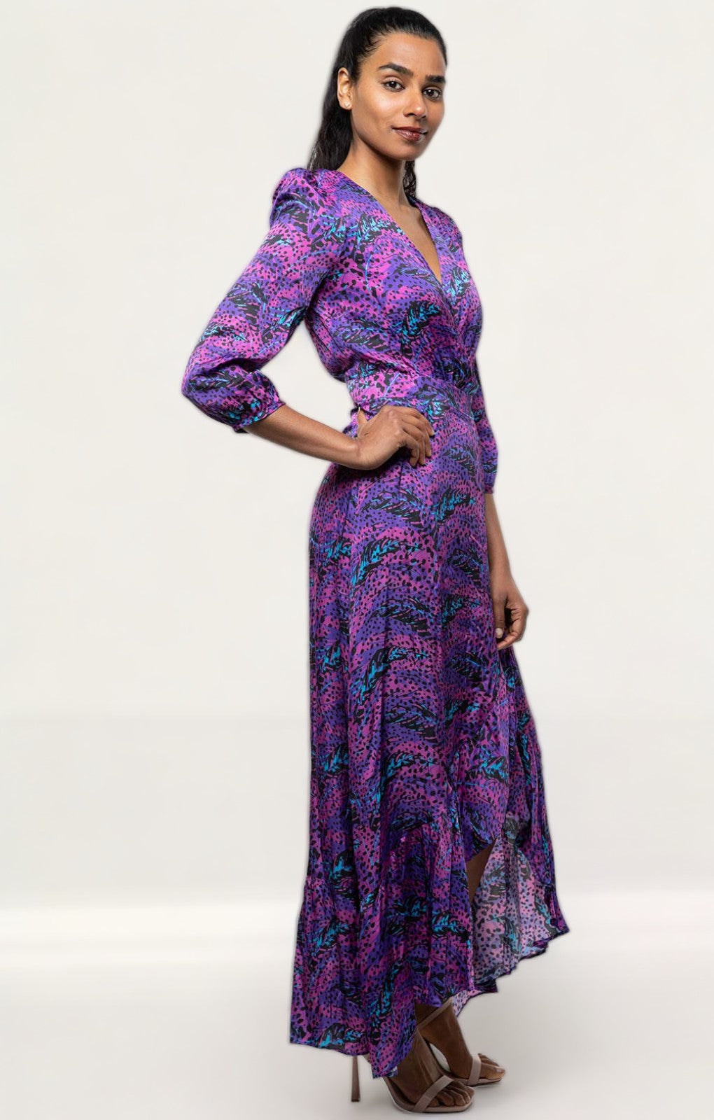 Panambi Purple Bali Midi Dress