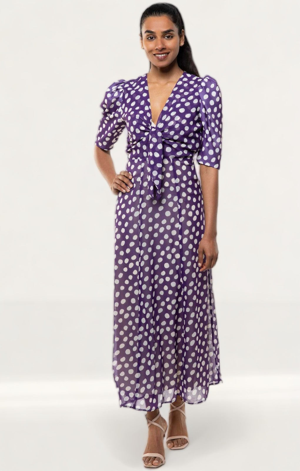 Panambi Purple Gigi Midi Dress