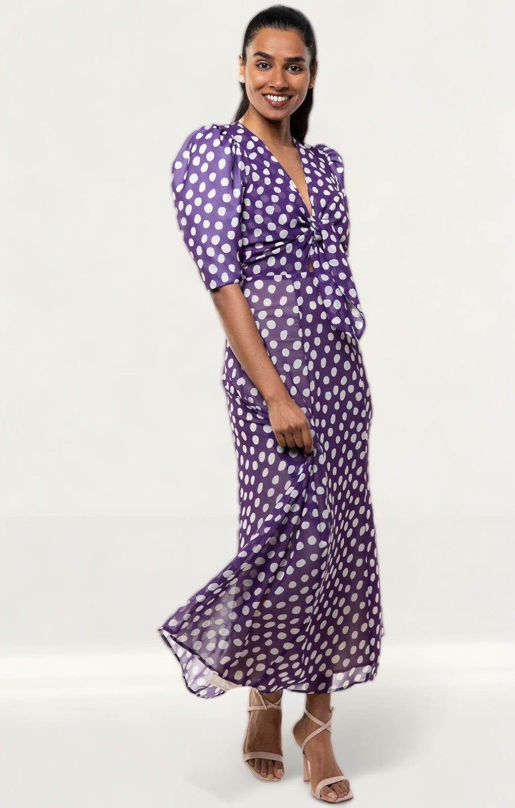 Panambi Purple Gigi Midi Dress