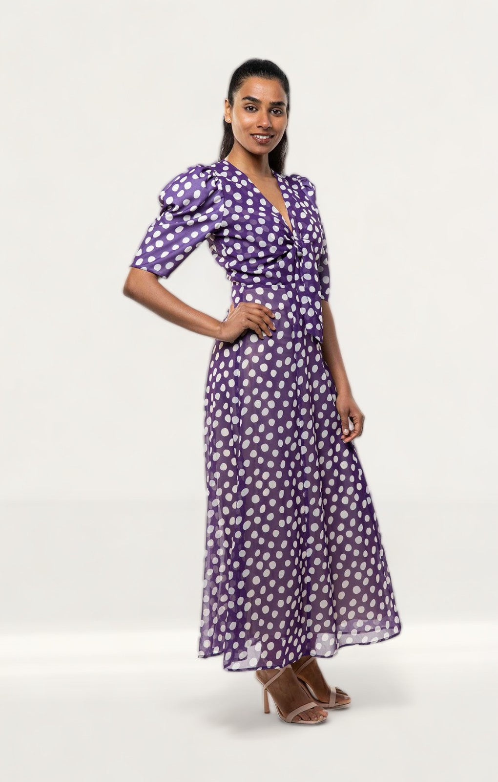 Panambi Purple Gigi Midi Dress