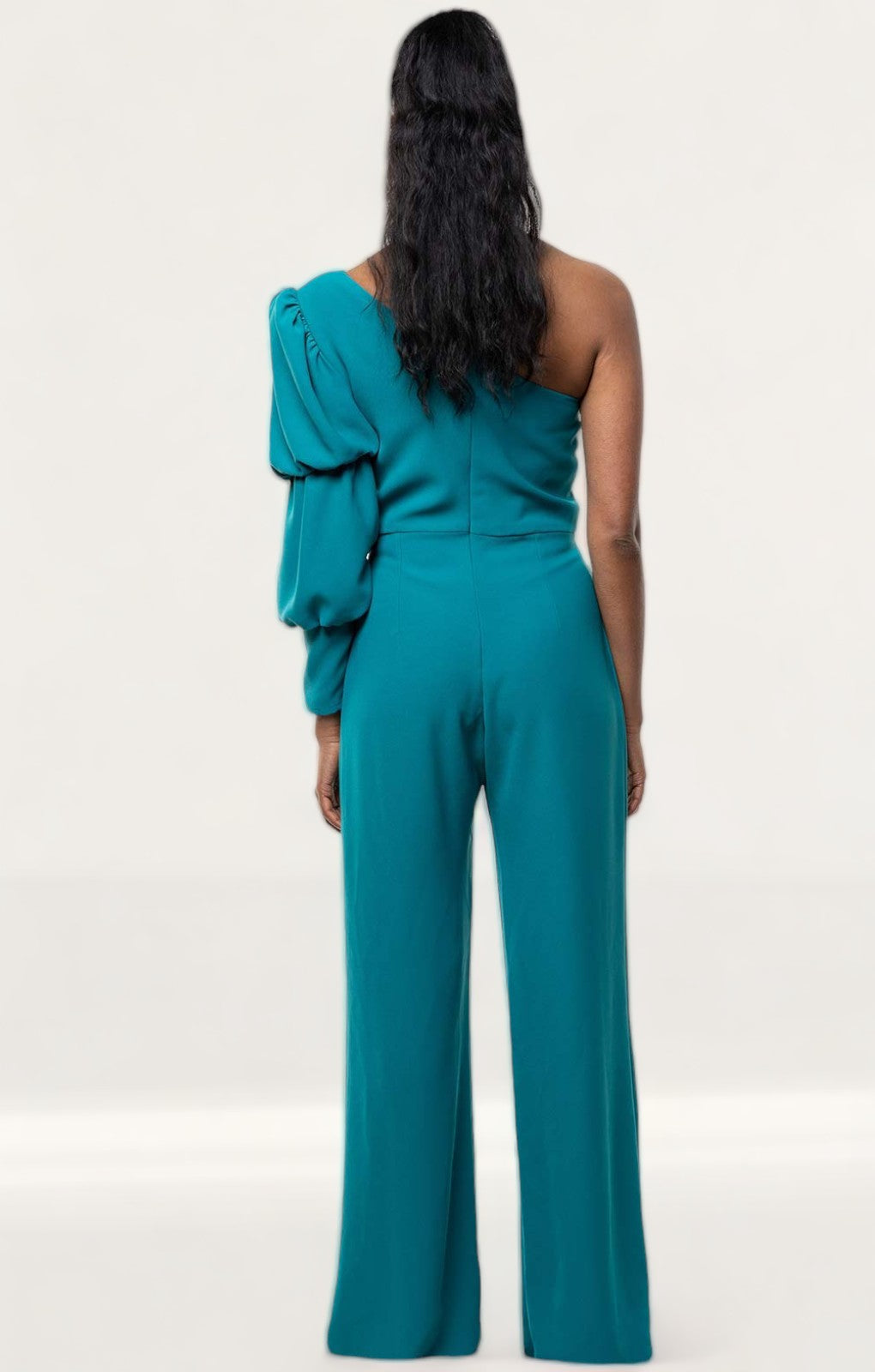 Panambi Teal One Shoulder Jumpsuit