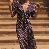 Panambi Purple Gigi Midi Dress