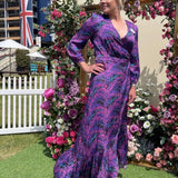 Panambi Purple Bali Midi Dress