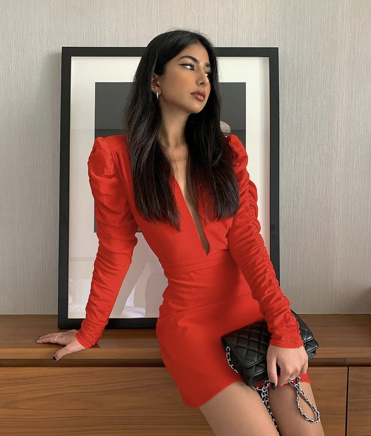 Runaway The Label Lara Red Dress