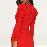 Runaway The Label Lara Red Dress