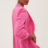 M&S Rose Ruched Sleeve Crepe Jacket