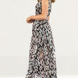 Religion Shine Black Maxi Dress