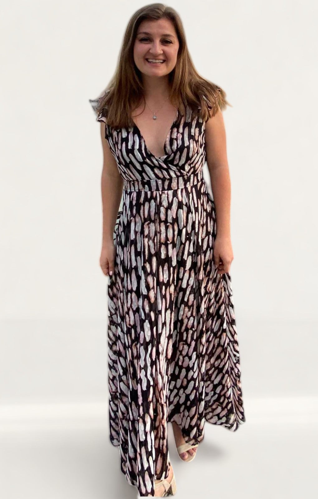 Religion Shine Black Maxi Dress