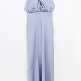 River Island Blue Halter Maxi Dress