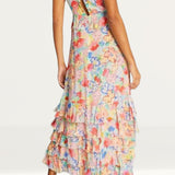 Rixo Multicoloured Thanvi Midi Dress