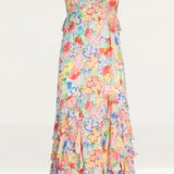 Rixo Multicoloured Thanvi Midi Dress