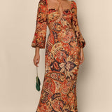 Rixo Paisley Canyon Kamilla Dress