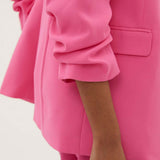 M&S Rose Ruched Sleeve Crepe Jacket