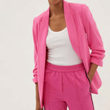 M&S Rose Ruched Sleeve Crepe Jacket