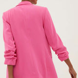 M&S Rose Ruched Sleeve Crepe Jacket